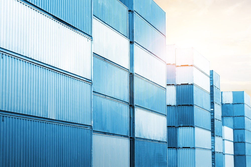 Row,Of,Shipping,Containers,At,Warehouse,Port.,Handling,Of,Logistic